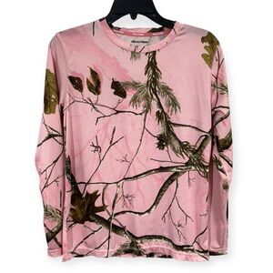 Pink Realtree Women’s Long Sleeve Performance Shirt Size‎ M